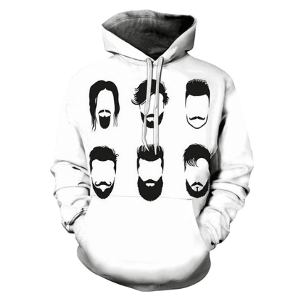 The Men of Movember - Sweatshirt, Hoodie, Pullover-My 3D Hoodie