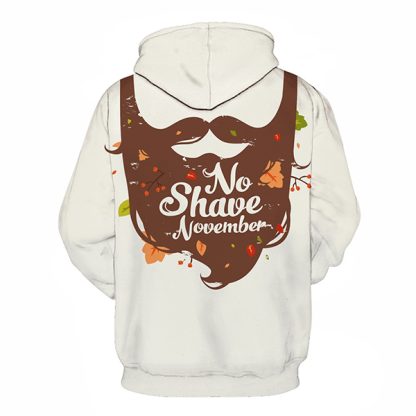 No Shave 3D Hoodie - Sweatshirt, Hoodie, Pullover-My 3D Hoodie