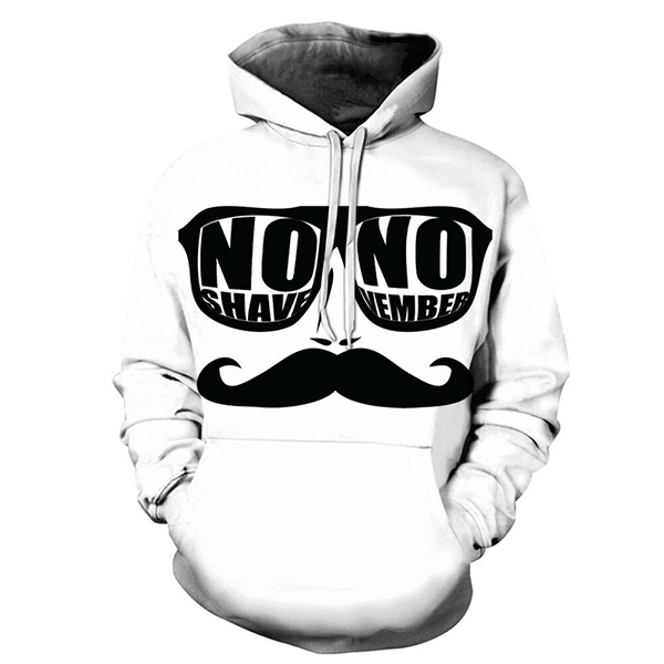 Cooler with Hair - Sweatshirt, Hoodie, Pullover-My 3D Hoodie