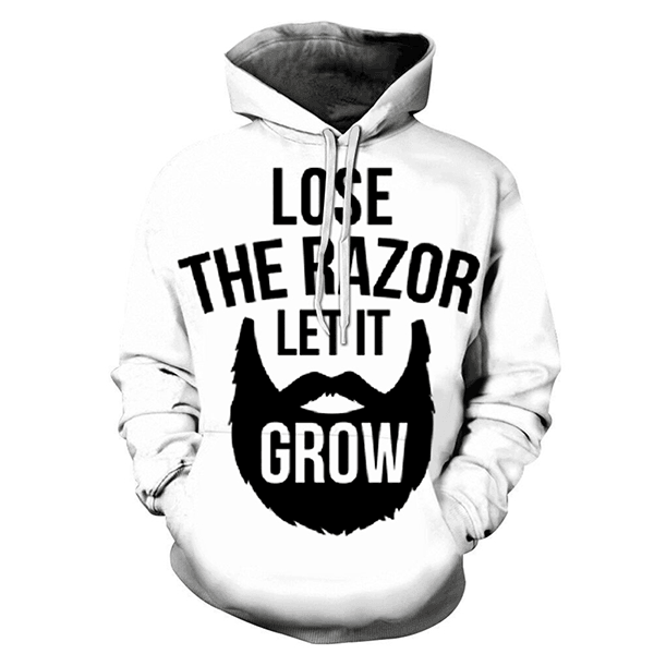 3D Razor Hater Hoodie - Sweatshirt, Hoodie, Pullover-My 3D Hoodie