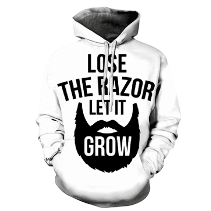 3D Razor Hater Hoodie - Sweatshirt, Hoodie, Pullover-My 3D Hoodie