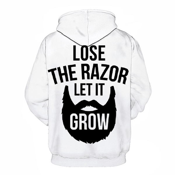 3D Razor Hater Hoodie - Sweatshirt, Hoodie, Pullover-My 3D Hoodie