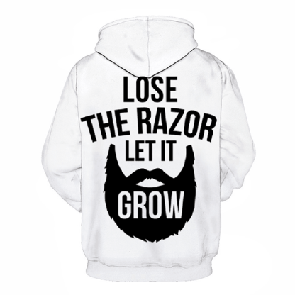 3D Razor Hater Hoodie - Sweatshirt, Hoodie, Pullover-My 3D Hoodie