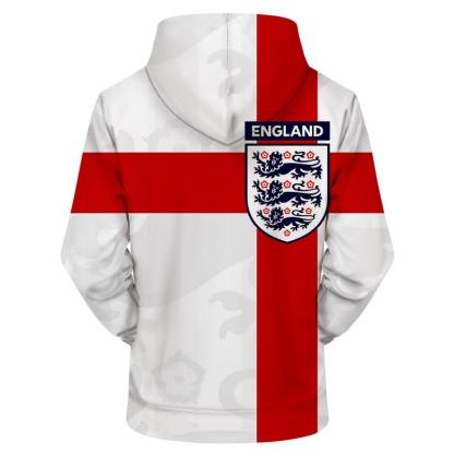 England Logo 3D - Sweatshirt, Hoodie, Pullover-My 3D Hoodie