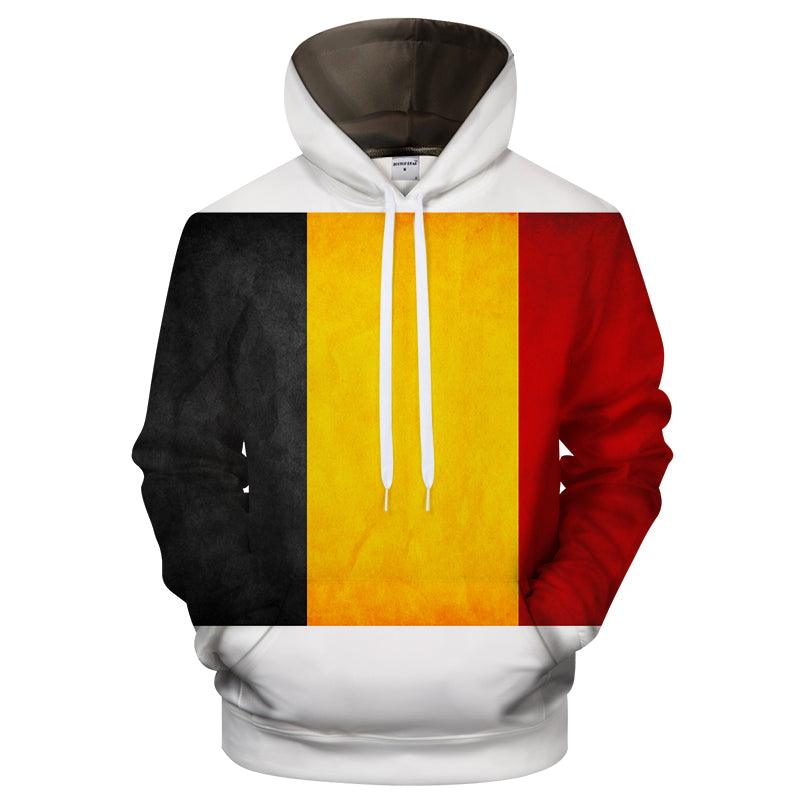 Belgium Flag 3D - Sweatshirt, Hoodie, Pullover-My 3D Hoodie