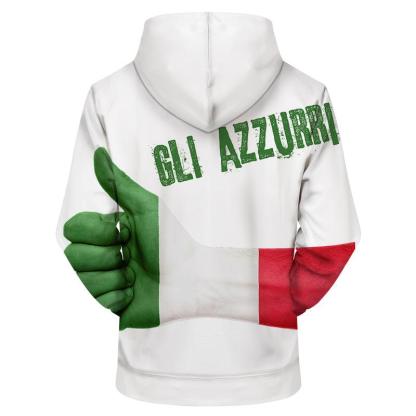 Italy Gli Azzurri 3D - Sweatshirt, Hoodie, Pullover-My 3D Hoodie