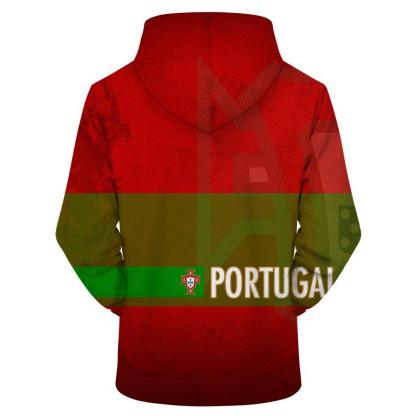 Portugal Stripe 3D - Sweatshirt, Hoodie, Pullover-My 3D Hoodie