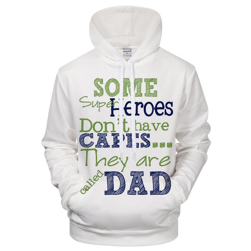 Dad's My Hero 3D Sweatshirt Hoodie Pullover-My 3D Hoodie