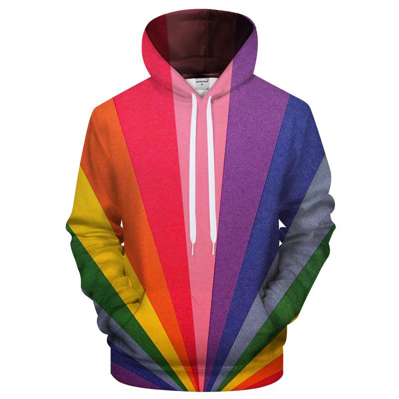Pride Flag Hoodie 3D Sweatshirt Pullover Hoodie-My 3D Hoodie