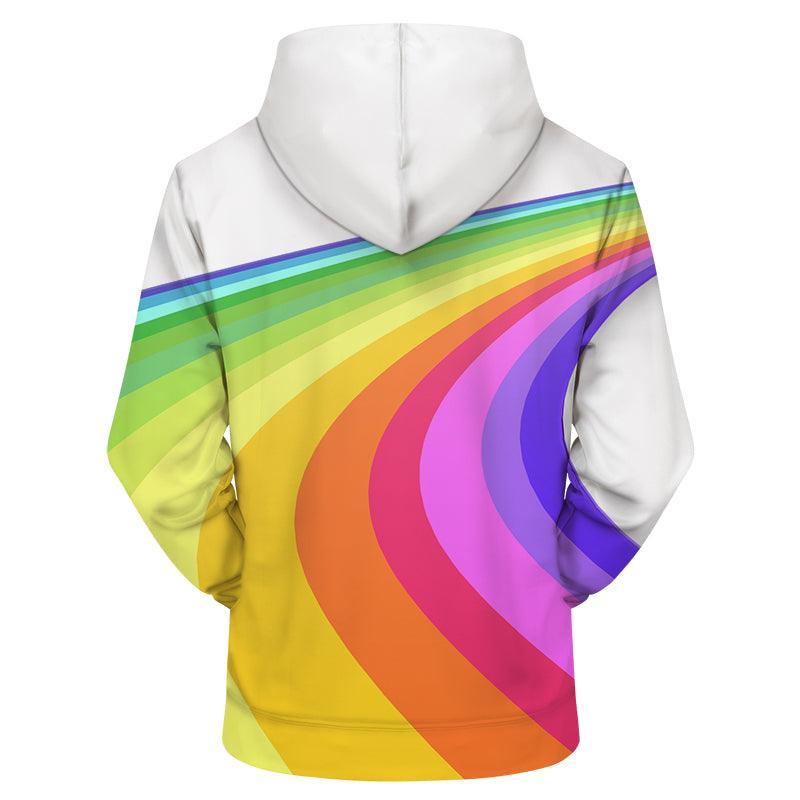 Rainbow Road Pride Hoodie 3D Sweatshirt Pullover Hoodie-My 3D Hoodie