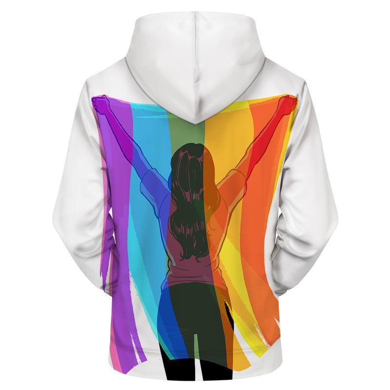 My Pride Flag Hoodie 3D Sweatshirt Pullover Hoodie-My 3D Hoodie