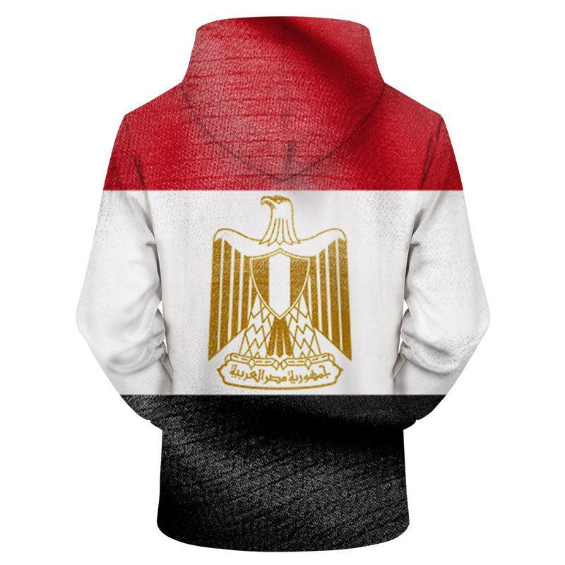 Egypt Flag 3D - Sweatshirt, Hoodie, Pullover-My 3D Hoodie