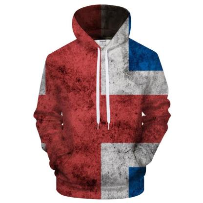Iceland Flag 3D - Sweatshirt, Hoodie, Pullover-My 3D Hoodie