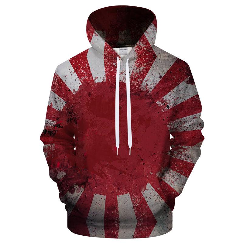 Japan Spirit 3D - Sweatshirt, Hoodie, Pullover-My 3D Hoodie