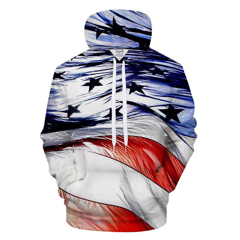4th of July 3D - Sweatshirt, Hoodie, Pullover-My 3D Hoodie