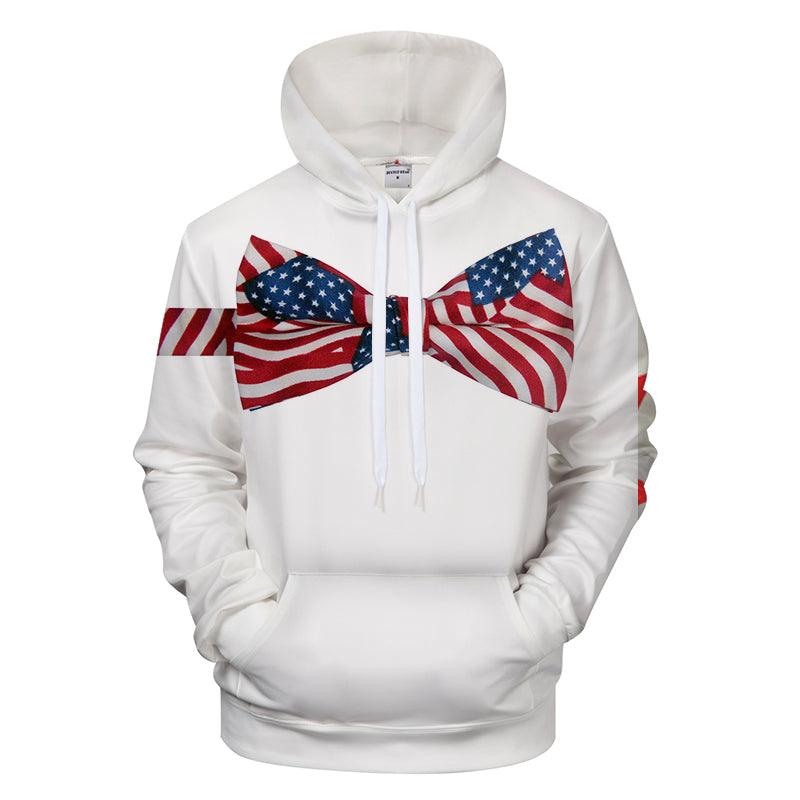 American Bow Tie 3D - Sweatshirt, Hoodie, Pullover-My 3D Hoodie