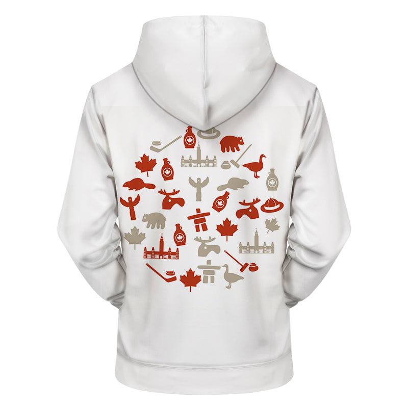 Canadian Culture 3D - Sweatshirt, Hoodie, Pullover-My 3D Hoodie