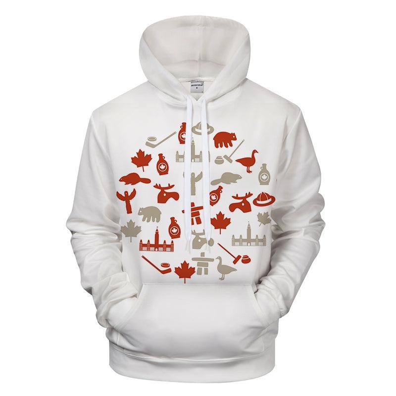 Canadian Culture 3D - Sweatshirt, Hoodie, Pullover-My 3D Hoodie
