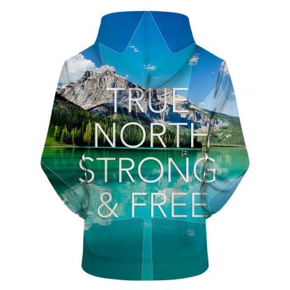 Free Canada 3D - Sweatshirt, Hoodie, Pullover-My 3D Hoodie
