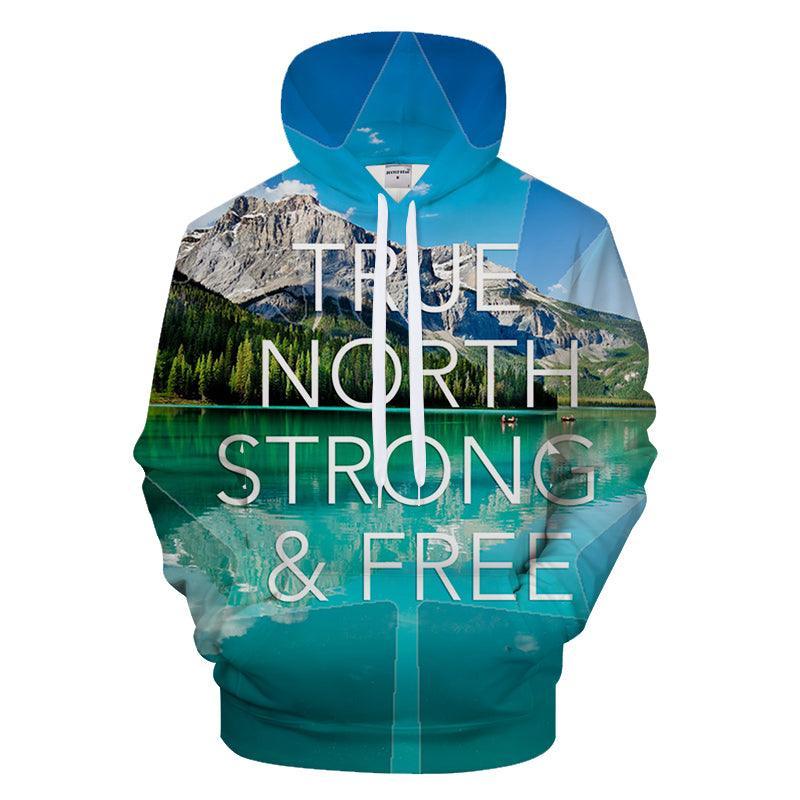 Free Canada 3D - Sweatshirt, Hoodie, Pullover-My 3D Hoodie