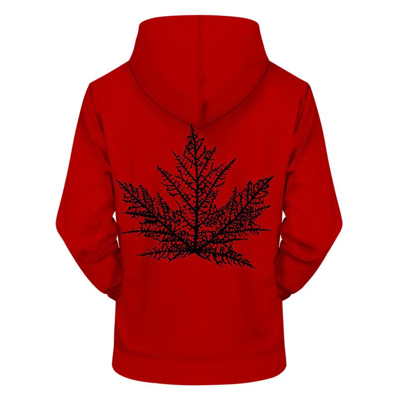 The Canadian Leaf 3D - Sweatshirt, Hoodie, Pullover-My 3D Hoodie
