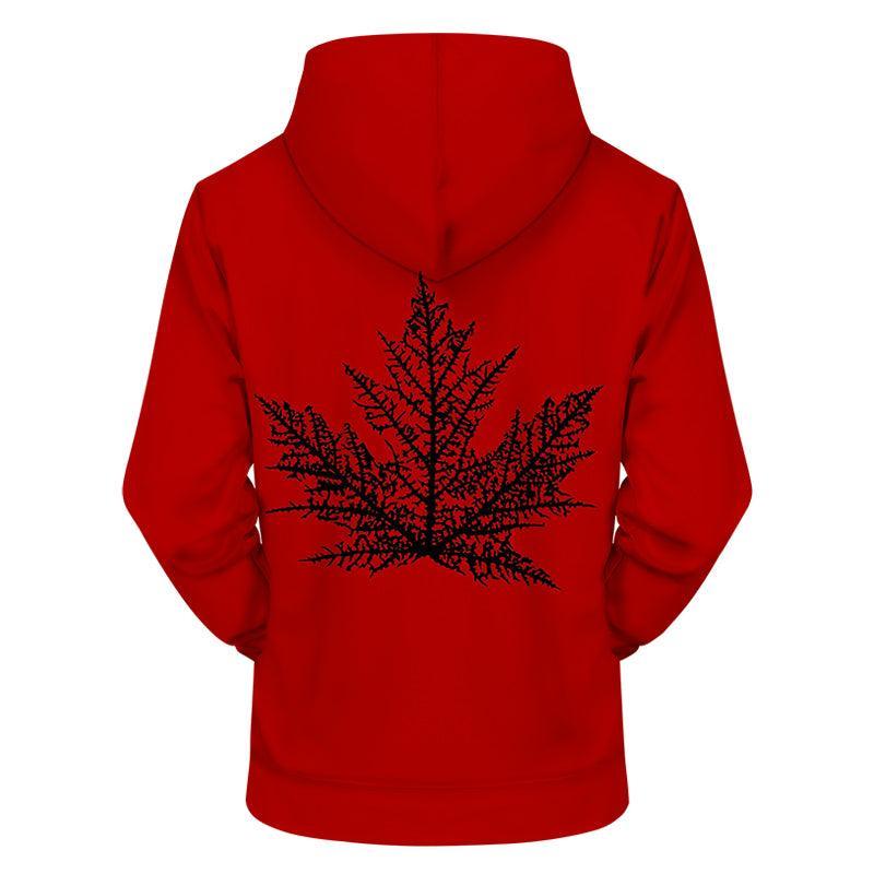 The Canadian Leaf 3D - Sweatshirt, Hoodie, Pullover-My 3D Hoodie