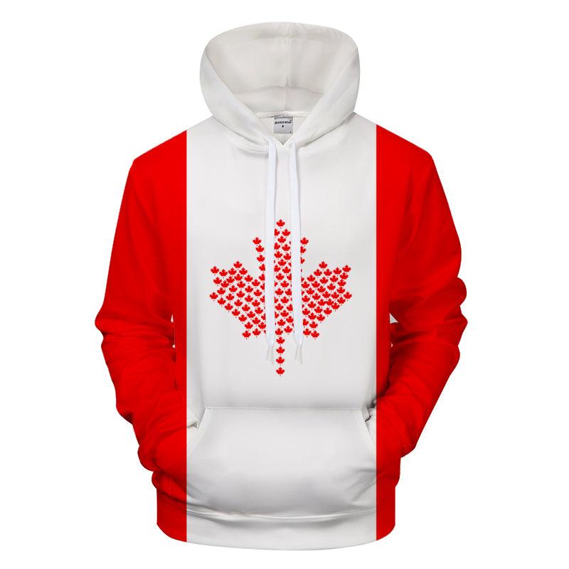 Canadian Flag 3D - Sweatshirt, Hoodie, Pullover-My 3D Hoodie