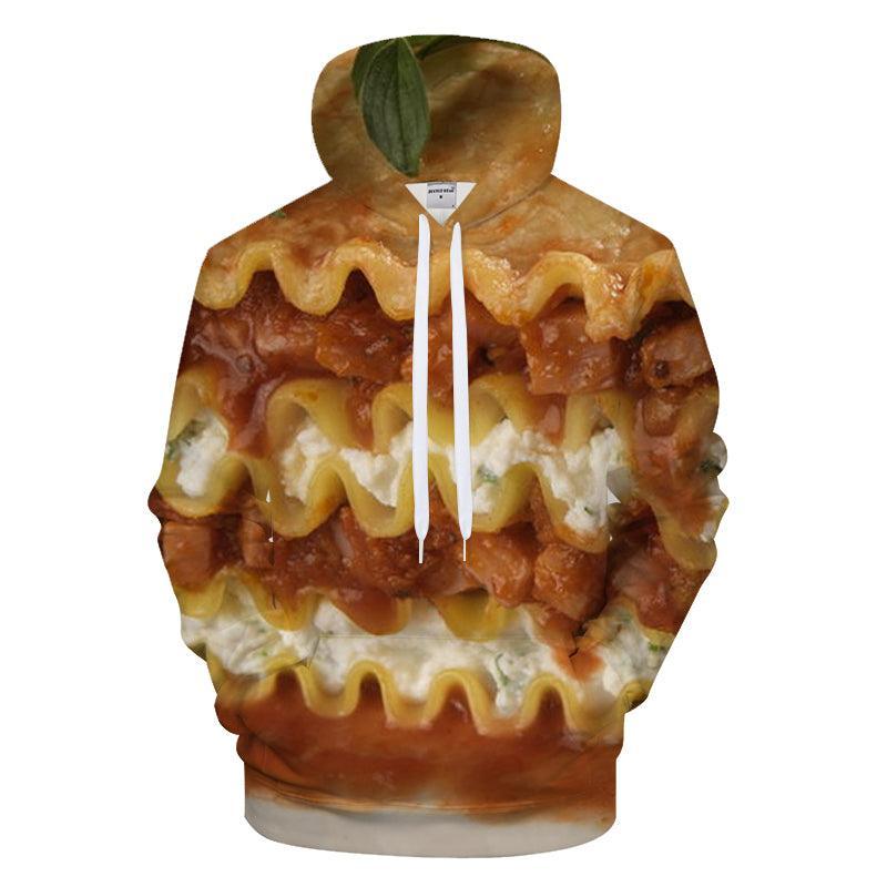 Lasagna Pasta 3D - Sweatshirt, Hoodie, Pullover-My 3D Hoodie