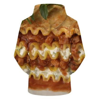 Lasagna Pasta 3D - Sweatshirt, Hoodie, Pullover-My 3D Hoodie
