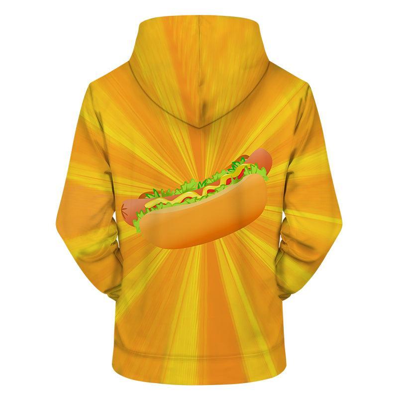 Mr. Hot Dog 3D - Sweatshirt, Hoodie, Pullover-My 3D Hoodie