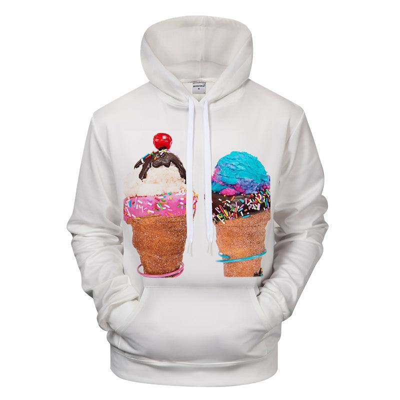 Churro Cone Ice Cream 3D - Sweatshirt, Hoodie, Pullover-My 3D Hoodie