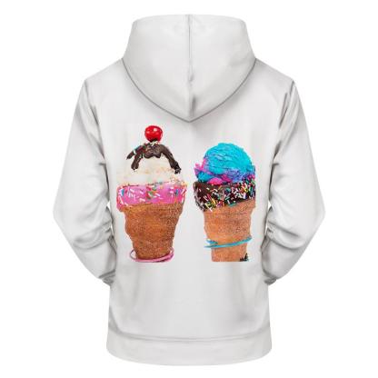 Churro Cone Ice Cream 3D - Sweatshirt, Hoodie, Pullover-My 3D Hoodie