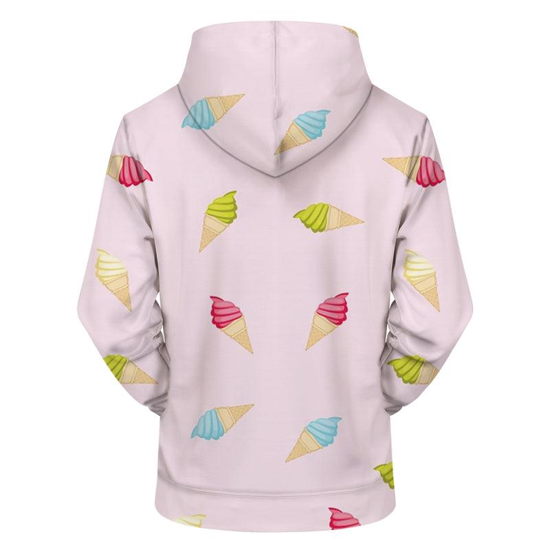 Ice Cream 3D - Sweatshirt, Hoodie, Pullover-My 3D Hoodie