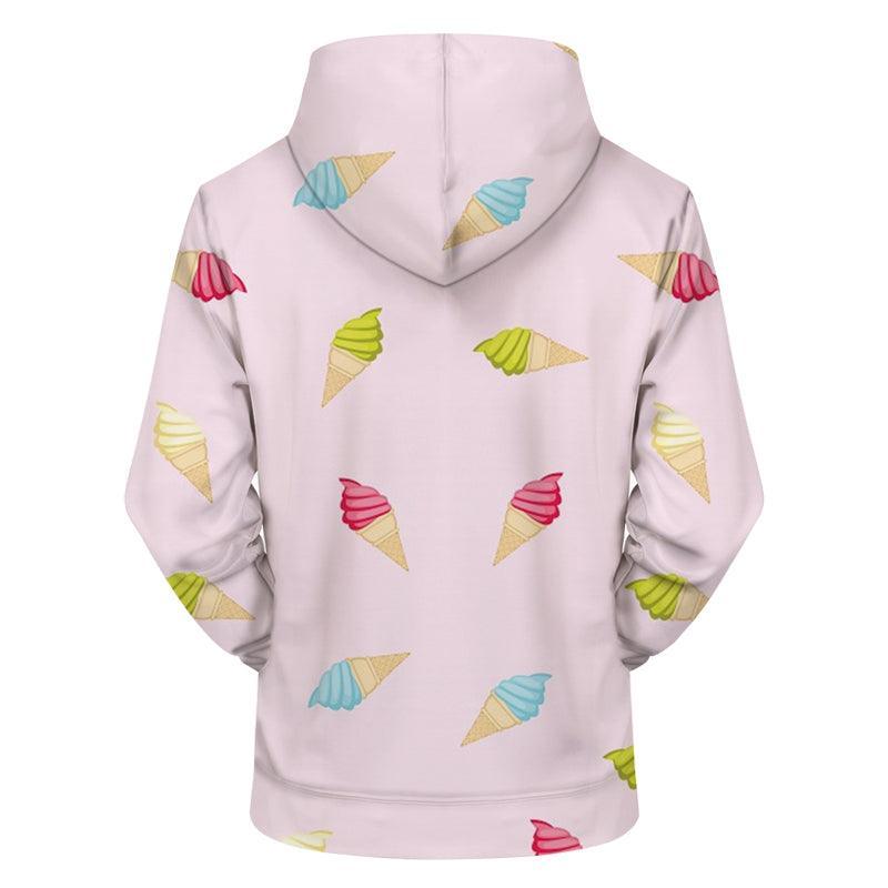 Ice Cream 3D - Sweatshirt, Hoodie, Pullover-My 3D Hoodie