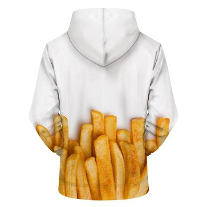 Sneaky Fries 3D - Sweatshirt, Hoodie, Pullover-My 3D Hoodie