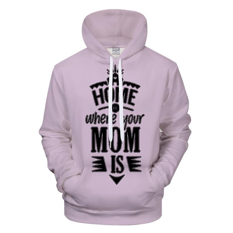 Home Is Mom Lavender 3D - Sweatshirt, Hoodie, Pullover-My 3D Hoodie