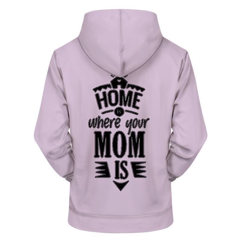 Home Is Mom Lavender 3D - Sweatshirt, Hoodie, Pullover-My 3D Hoodie