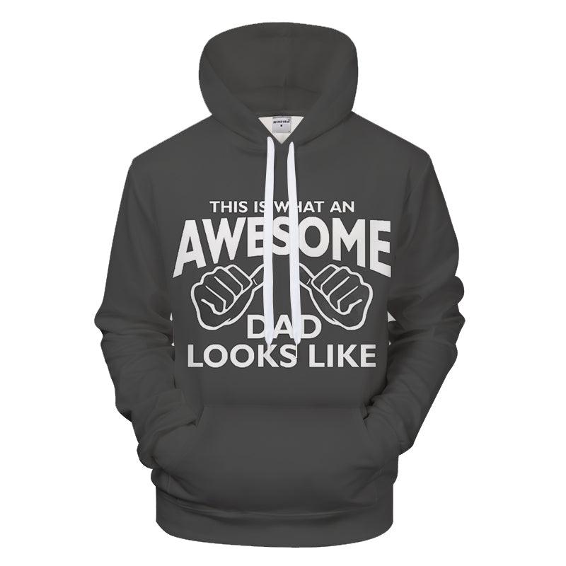 Awesome Dad 3D - Sweatshirt, Hoodie, Pullover-My 3D Hoodie