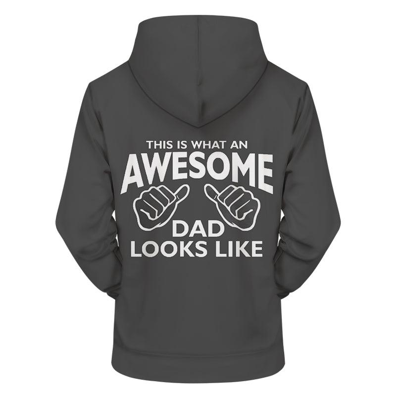 Awesome Dad 3D - Sweatshirt, Hoodie, Pullover-My 3D Hoodie