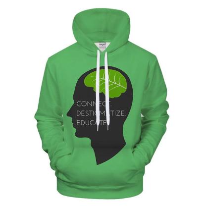 Destigmatize 3D - Sweatshirt, Hoodie, Pullover-My 3D Hoodie