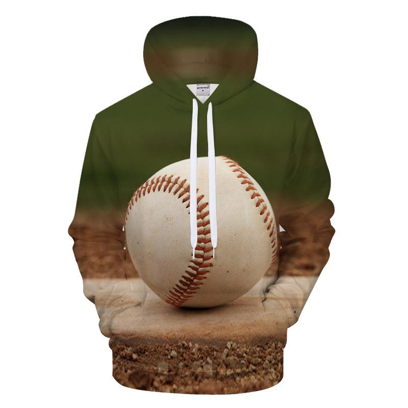 Baseball 3D - Sweatshirt, Hoodie, Pullover-My 3D Hoodie