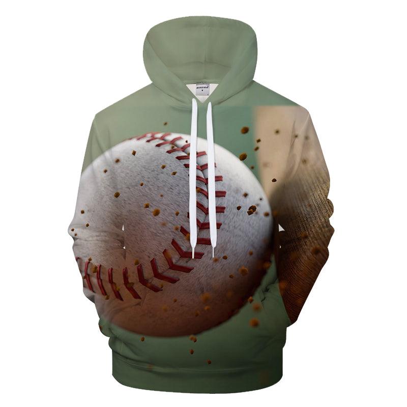 Home Run 3D - Sweatshirt, Hoodie, Pullover-My 3D Hoodie