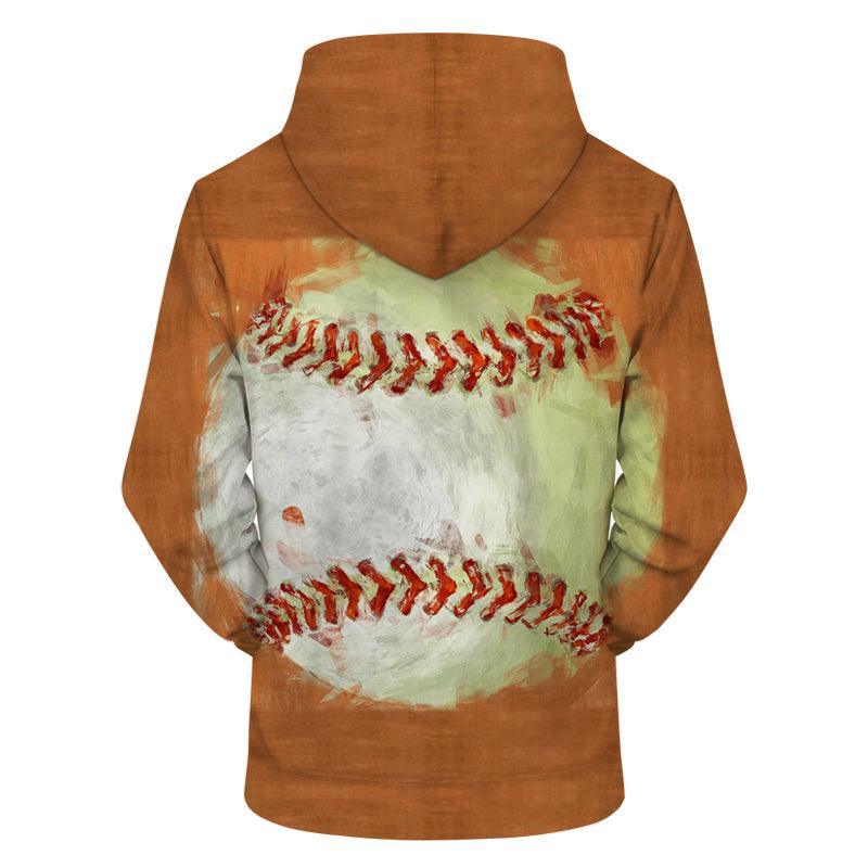 Baseball Fanatic 3D - Sweatshirt, Hoodie, Pullover-My 3D Hoodie
