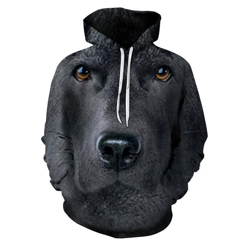 Serious Dog 3D - Sweatshirt, Hoodie, Pullover-My 3D Hoodie