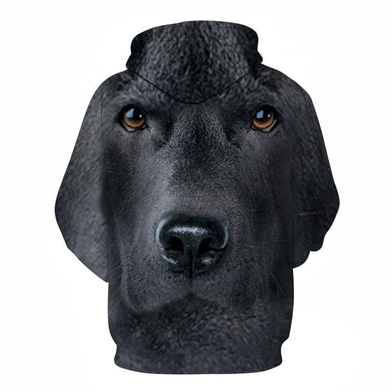 Serious Dog 3D - Sweatshirt, Hoodie, Pullover-My 3D Hoodie