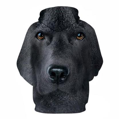 Serious Dog 3D - Sweatshirt, Hoodie, Pullover-My 3D Hoodie