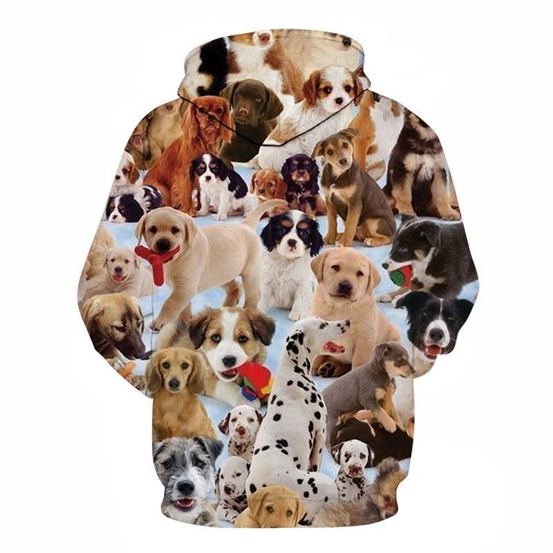 Dog Lover 3D - Sweatshirt, Hoodie, Pullover-My 3D Hoodie
