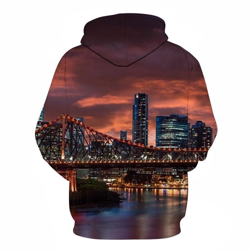 Australia Skyline 3D - Sweatshirt, Hoodie, Pullover-My 3D Hoodie