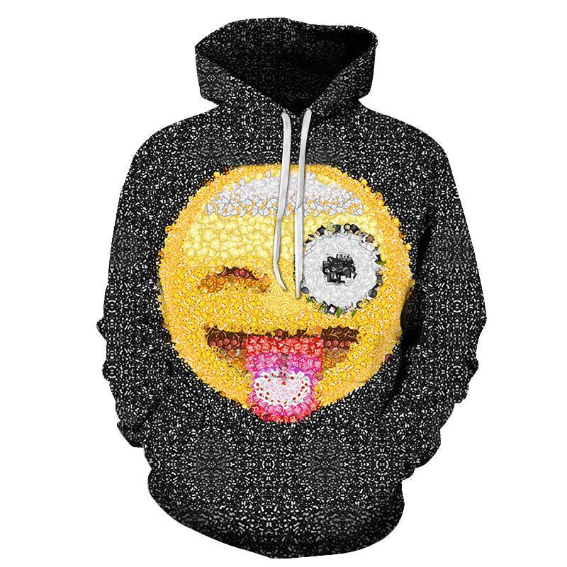 Silly Emoji 3D Sweatshirt Hoodie Pullover-My 3D Hoodie