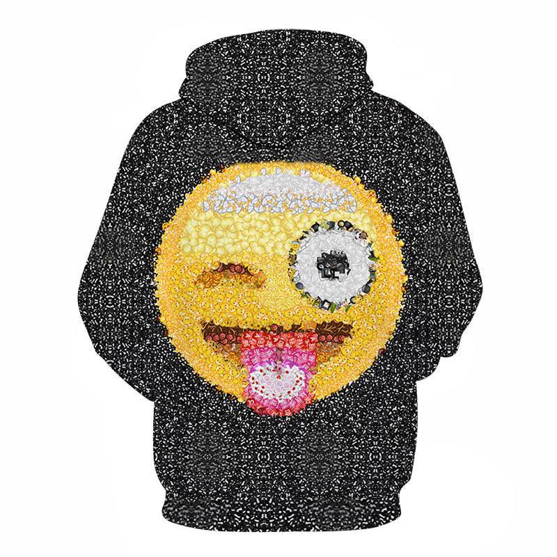 Silly Emoji 3D Sweatshirt Hoodie Pullover-My 3D Hoodie